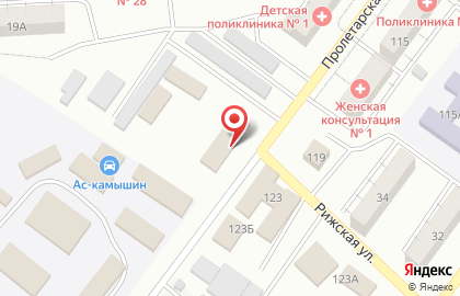 Станция агрохимической службы Камышинская на карте