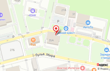 Автомойка в Ставрополе на карте