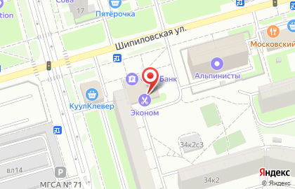 Эконом-парикмахерская эконом-парикмахерская в Москве на карте