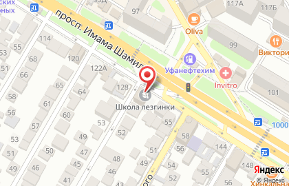 Школа лезгинки Ахмеда Марсеновича на проспекте Имама Шамиля на карте
