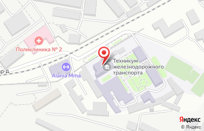 Филиал РГУПС Владикавказский техникум железнодорожного транспорта на карте