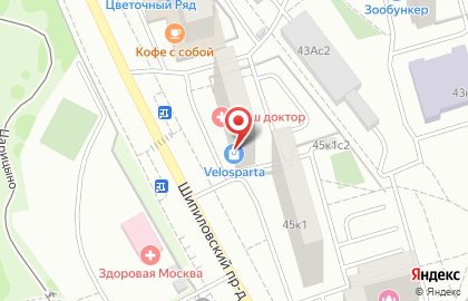 Орехово в Шипиловском проезде на карте