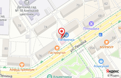 Микрокредитная компания Кубышка на улице Ленина на карте