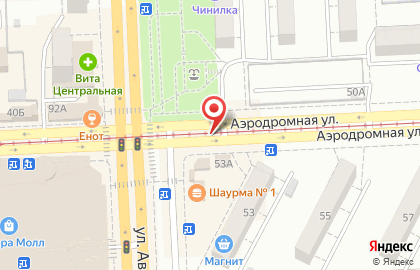 Экспресс Кредит Сервис на Аэродромной улице на карте