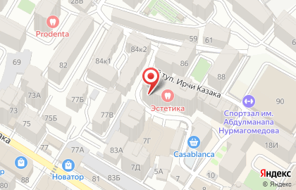 Супермаркет Клубничка на карте