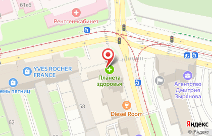Стоматологическая клиника Аврора-Мед в Свердловском районе на карте