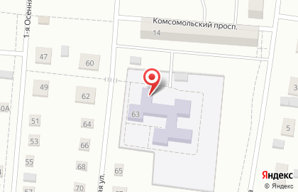 Детский сад №160 комбинированного вида в Советском районе на карте