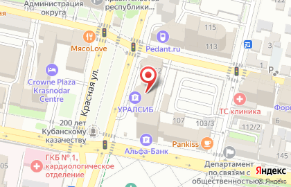 Югбанк ОАО акб на карте