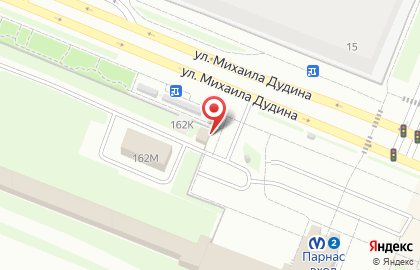 Перехватывающая автостоянка Городской центр управления парковками Санкт-Петербурга на метро Парнас на карте