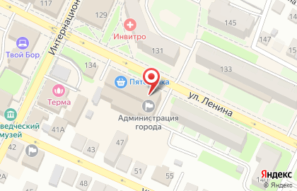 Администрация городского округа г. Бор в Нижнем Новгороде на карте