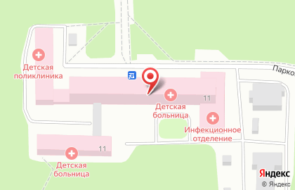 Детская городская больница в Екатеринбурге на карте