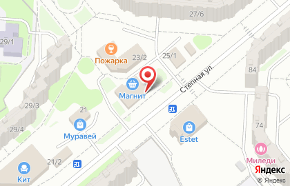 Банкомат УБРиР на Степной улице на карте