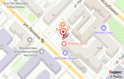 ООО А-МЕГА на улице Красина на карте