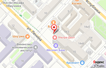 Resto.ru на улице Красина на карте