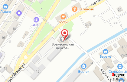 Храм Вознесения Господня на Гвардейской улице на карте