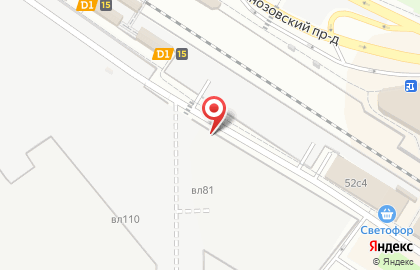 Автостоянка Мгса в Восточном Дегунино на карте