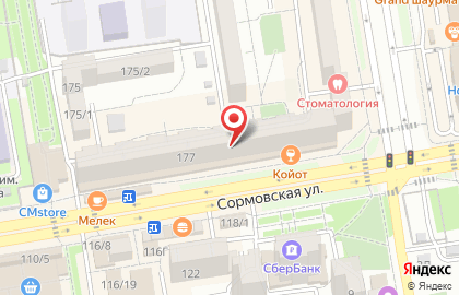 Ломбард Л-Юг на Сормовской улице, 177 на карте