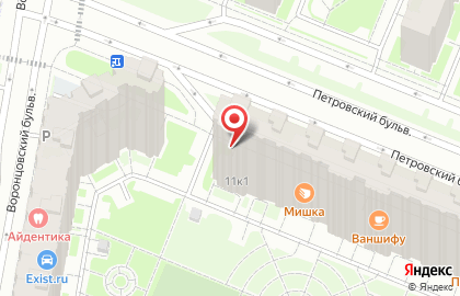 Продуктовый магазин в Санкт-Петербурге на карте