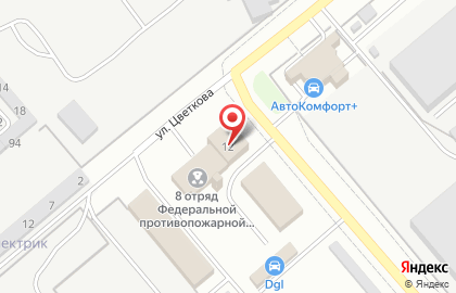 8 Отряд ФПС по Калужской области на карте