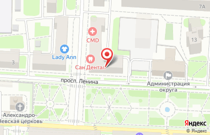 Клиника лазерной эпиляции и косметологии Подружки на проспекте Ленина в Балашихе на карте