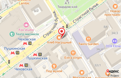 Кофейня Jeffrey`s CoffeeShop на Страстном бульваре на карте