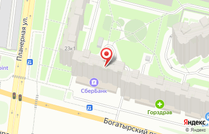 Сбербанк, Дополнительный Офис # 9055/0784 на карте