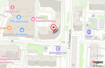 Политическая партия Новые люди на 1-ой Полевой улице на карте