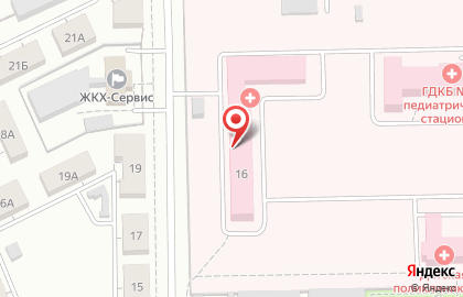 Городская детская клиническая больница №3 на улице 19 Партсъезда на карте