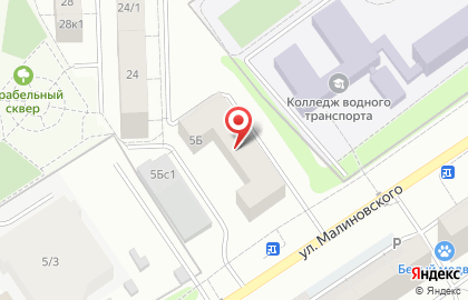 Центр ментальной арифметики Абакус на улице Малиновского на карте
