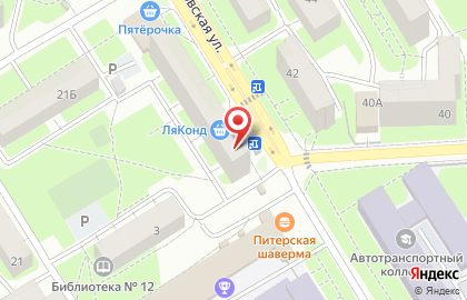 Пекарня Хлебовъ в Смоленске на карте