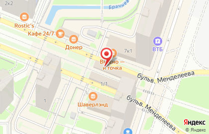 Банкомат Тинькофф в Санкт-Петербурге на карте