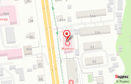 Стоматология Жемчуг на улице Гагарина на карте