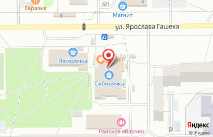 Магазин посуды и хозяйственных товаров в Ленинском районе на карте