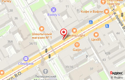 Бар Суши WOK в Василеостровском районе на карте