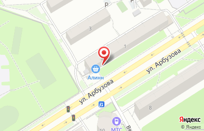 Гастроном Алинн на карте