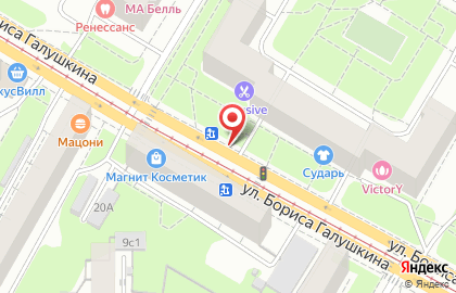Киоск по продаже печатной продукции, Алексеевский район на улице Бориса Галушкина на карте