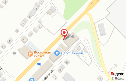 Торговый комплекс На Зелёной на карте