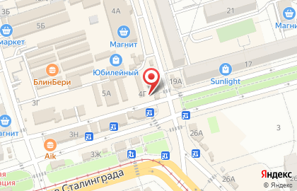 Магазин мясной продукции в Красноармейском районе на карте
