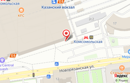 Салон цветов Цветовик на Комсомольской площади на карте