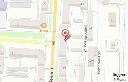 Стоматологическая клиника Супердент на проспекте Ленина на карте