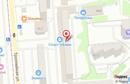Спорт в Ленинском районе на карте