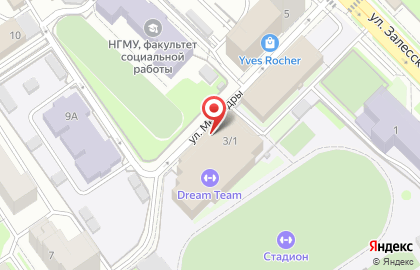 Клуб плавания AquaStar на улице Залесского, 3/1 на карте