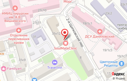 Агентство недвижимости Московско-Парижского банка на карте