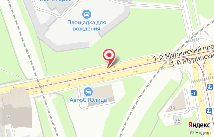 ООО Теплый Север на 1-ом Муринском проспекте на карте