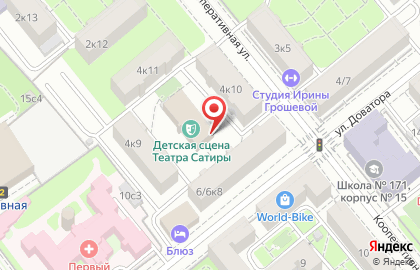 Московский драматический театр под руководством А. Джигарханяна на карте