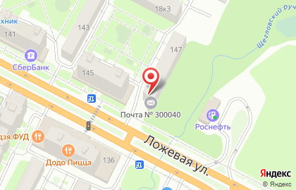 Почта России в Туле на карте