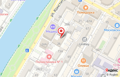 Магазин Веселая Затея на улице Конституции СССР на карте