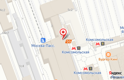 Служба экспресс-доставки DHL на Комсомольской площади, 3 на карте