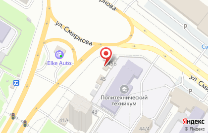 Шиномонтажная мастерская на улице Мира на карте