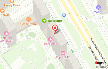 Магазин инженерной сантехники Гром на Комендантском проспекте на карте